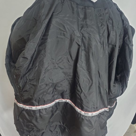 Authentic Alpine Design. Snowboard Jacket, Ladies S 6-8 Blk/Wht with lining 3in1 - Picture 13 of 16